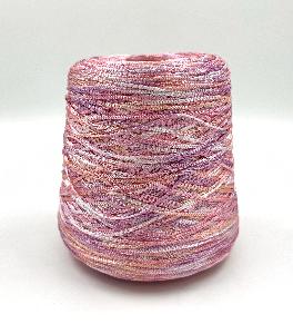 Пряжа Carol, Filati Be.Mi.Va, вискоза, цвет розовый меланж